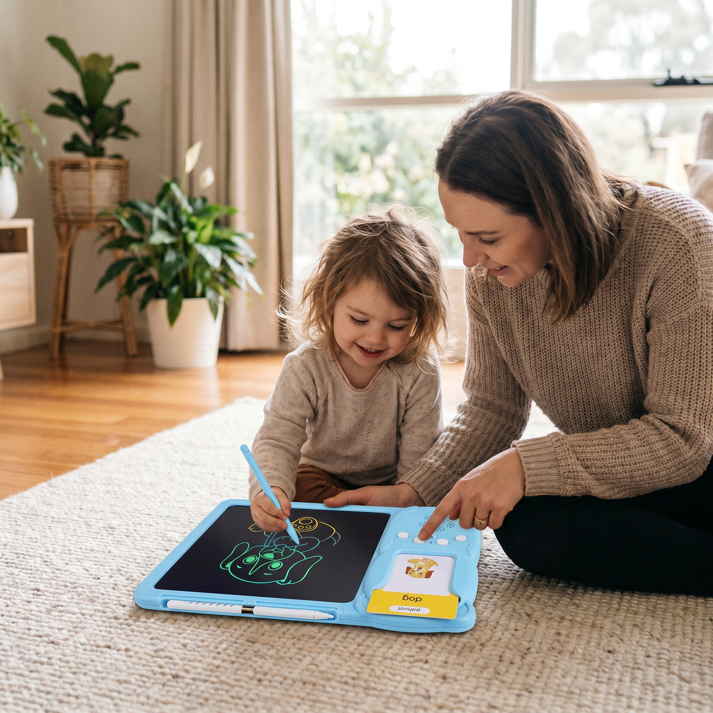 2 in 1 Kids Learning Tablet 224 Cards