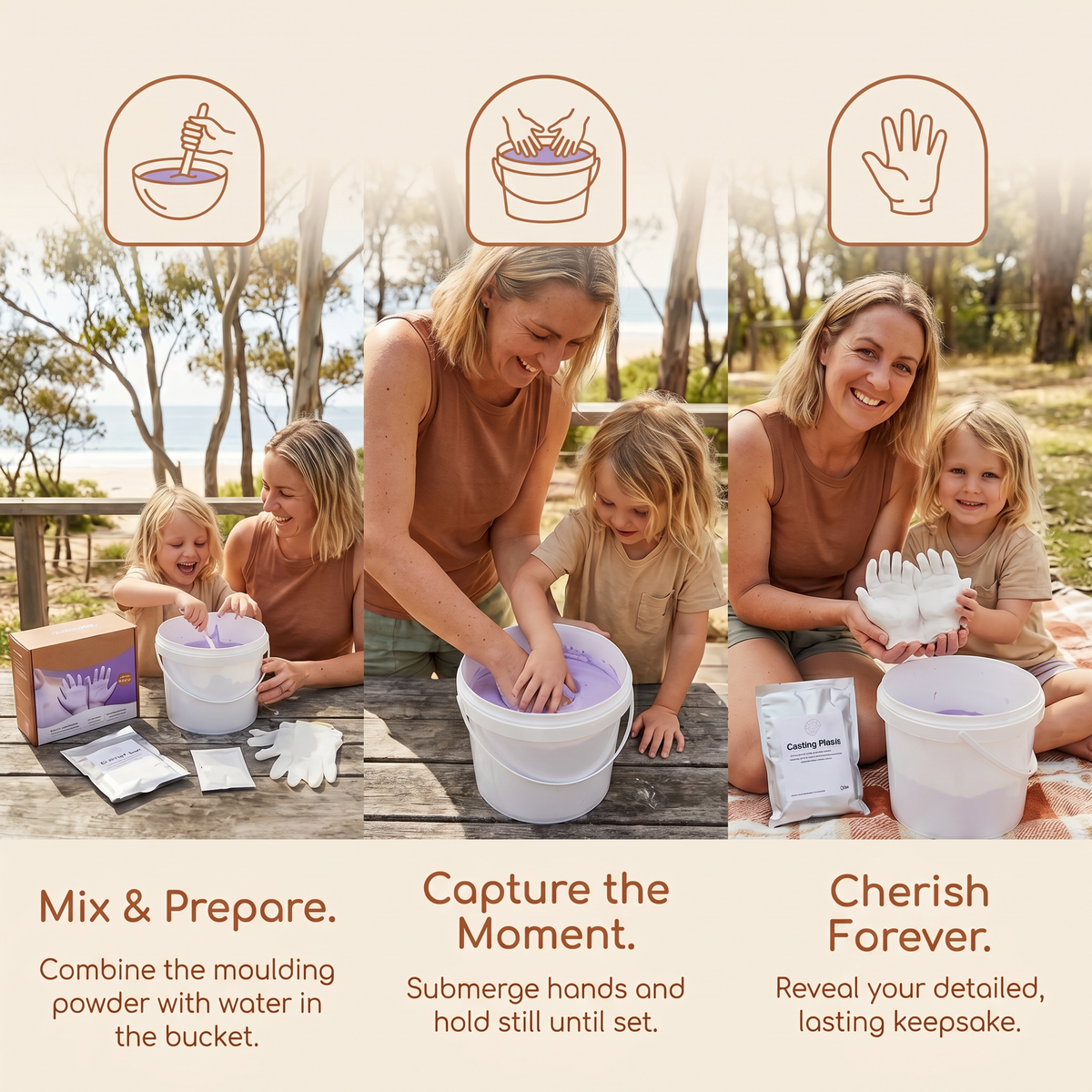 3D Family & Couple Hand Casting Kit