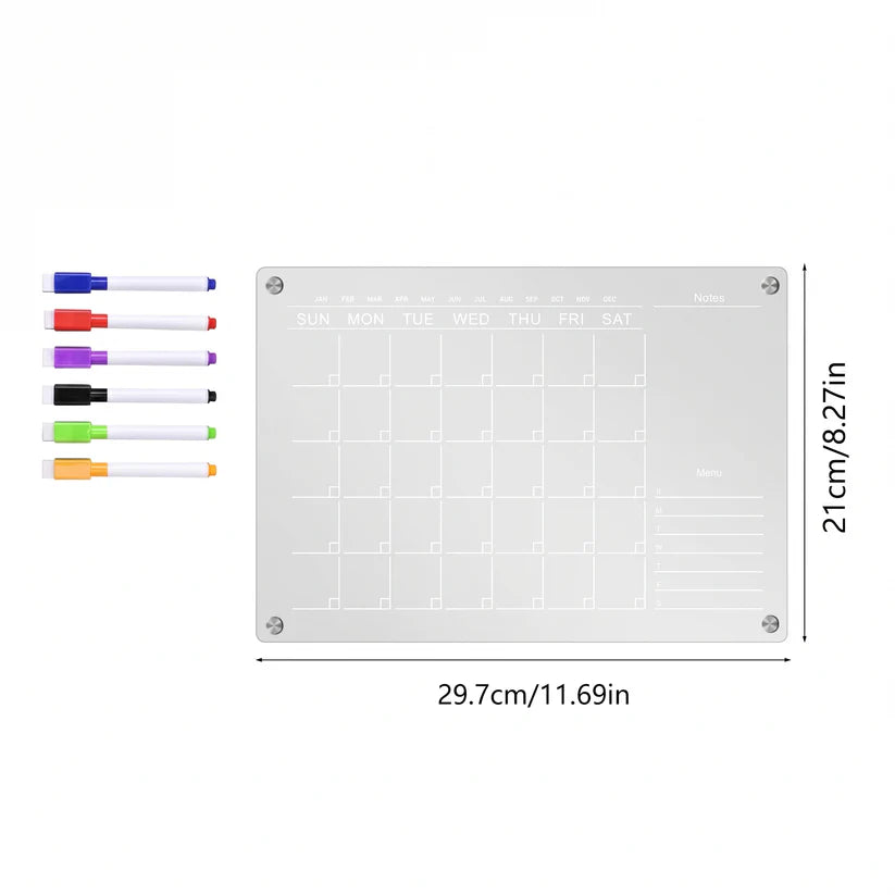 Magnetic Family Calendar Planner