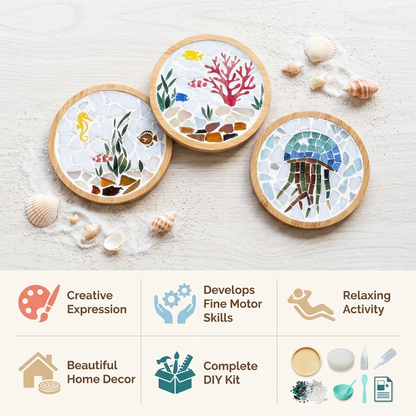 DIY Mosaic Coaster Kit
