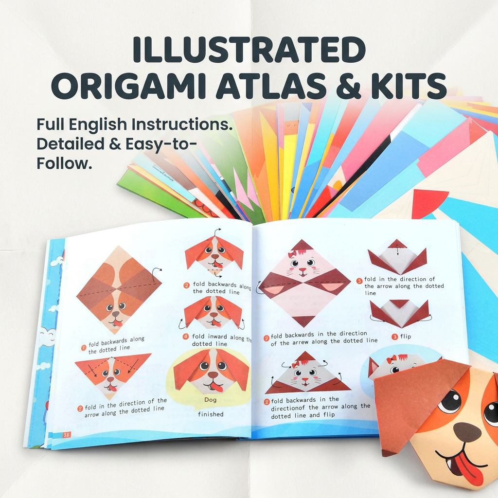 Kids Origami Craft Kit (108-sheet)