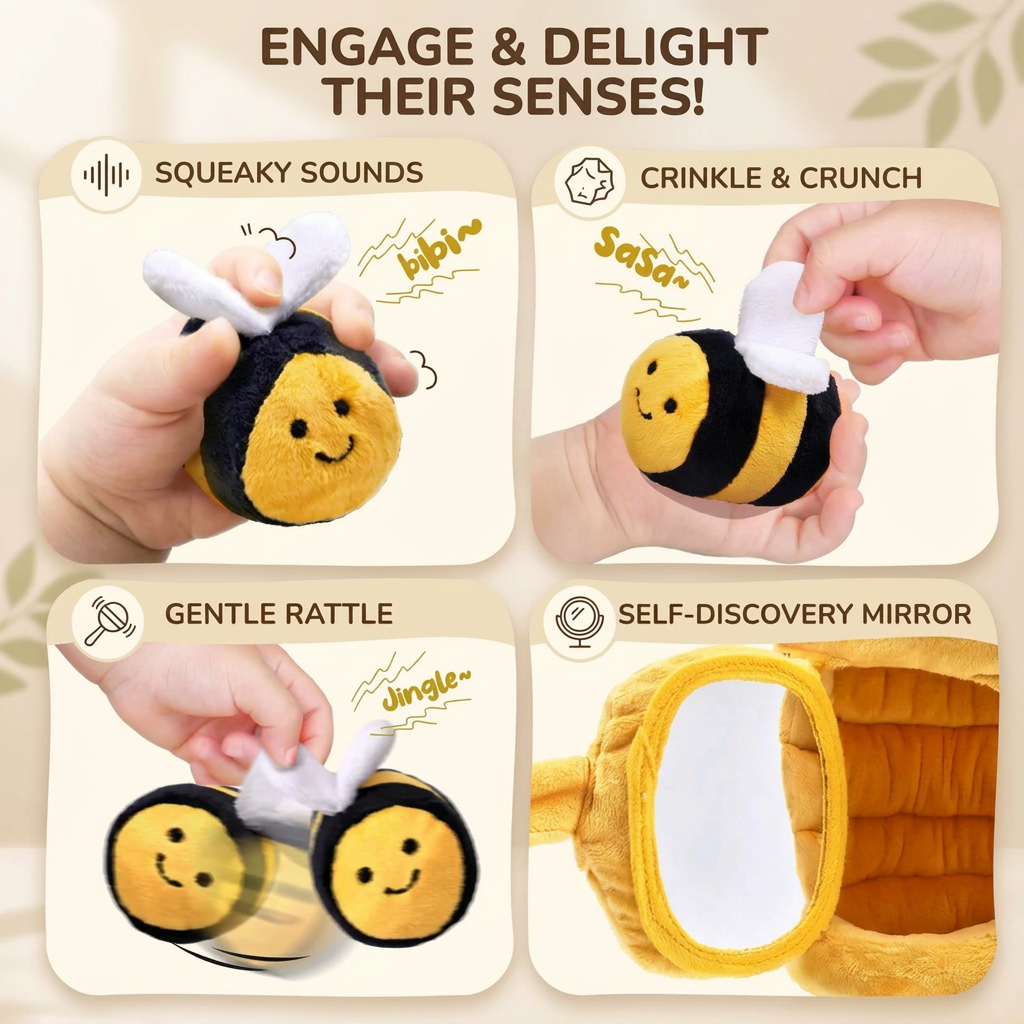Bee Hive Sorting Toy for Toddlers