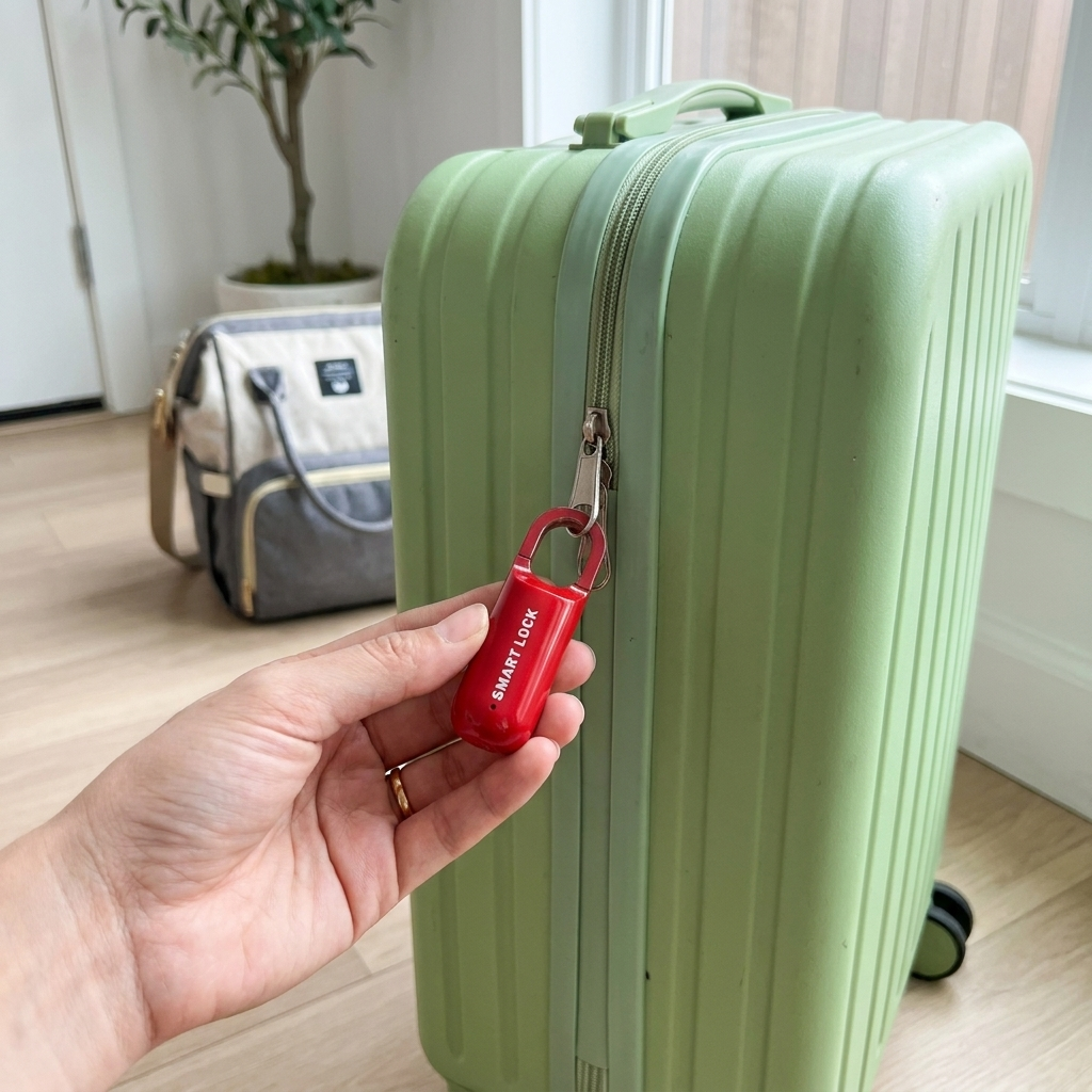 Keyless Fingerprint Smart Padlock