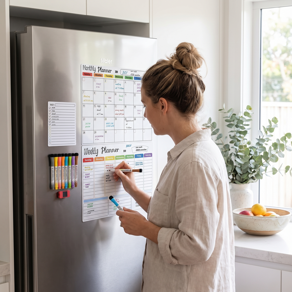 3-in-1 Magnetic Dry Erase Calendar Set