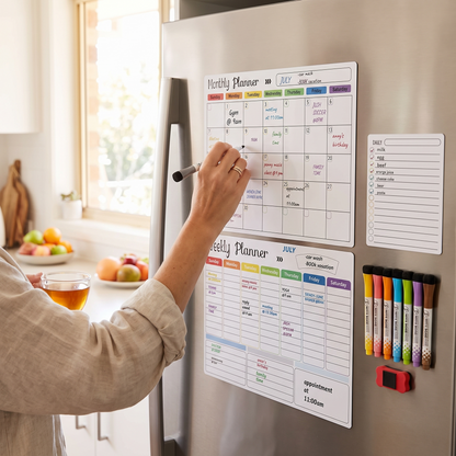 3-in-1 Magnetic Dry Erase Calendar Set