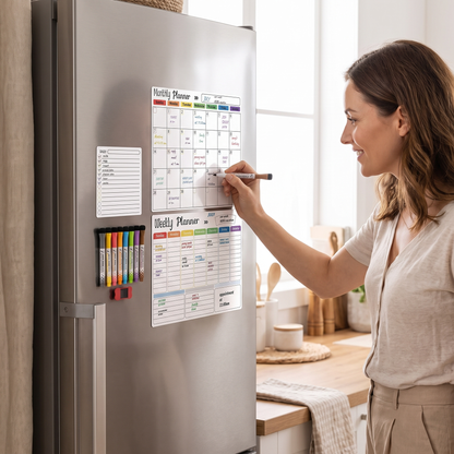 3-in-1 Magnetic Dry Erase Calendar Set