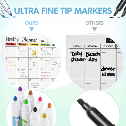 3-in-1 Magnetic Dry Erase Calendar Set
