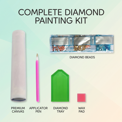 5D Diamond Art Flower Tree Painting Kit for Adults & Beginners