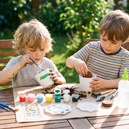 Paint, Plant & Grow Gardening Kit for Kids (Everything included)