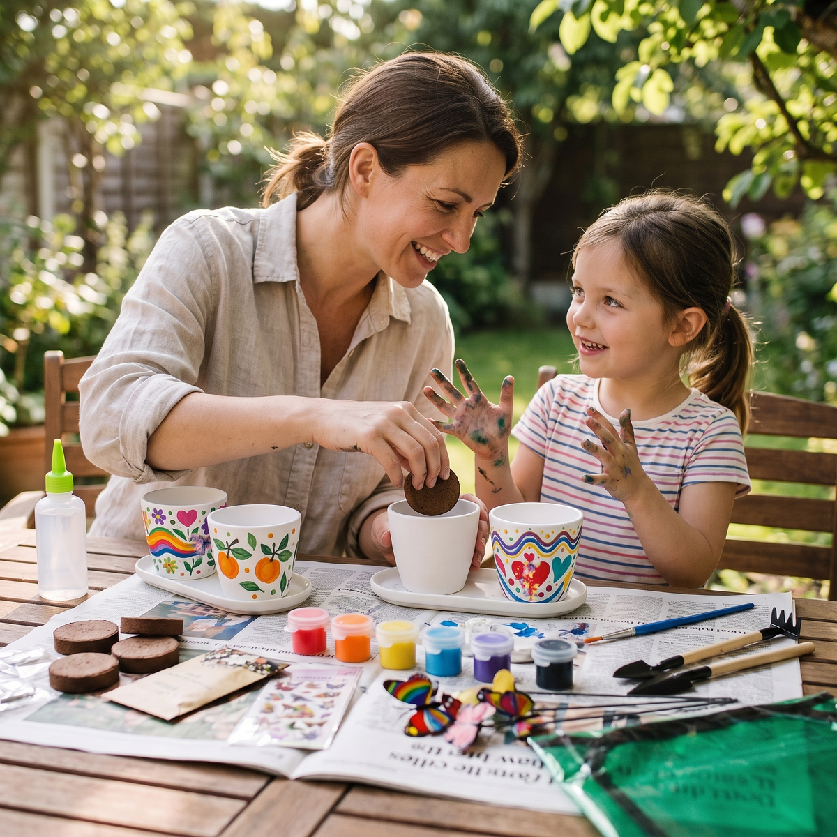 Paint, Plant & Grow Gardening Kit for Kids (Everything included)