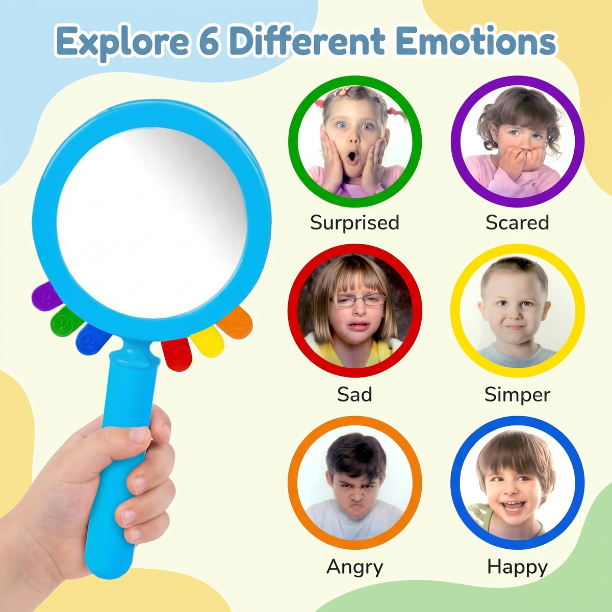 Kids Feelings Mirror – Emotions Learning & Recognition Toy