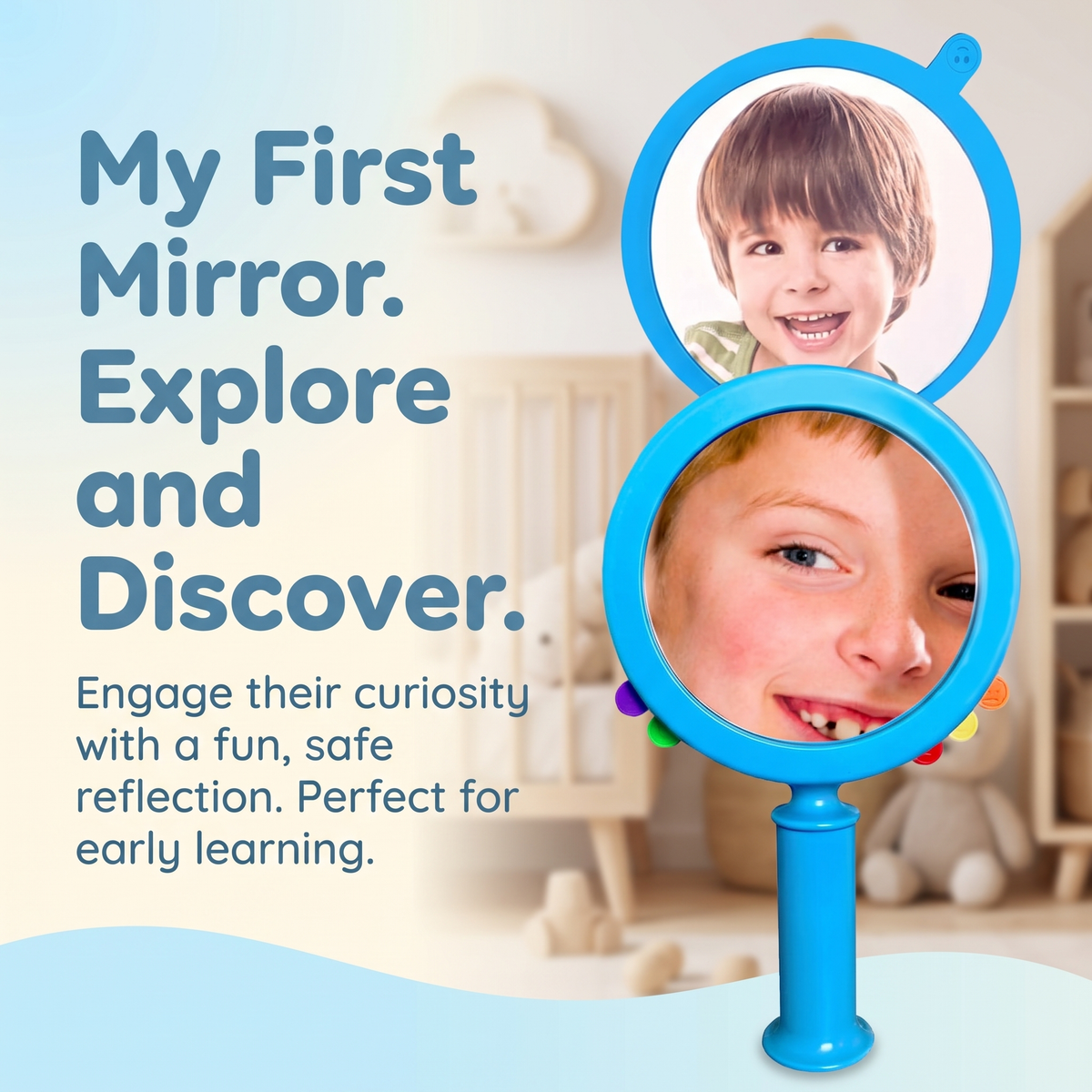 Kids Feelings Mirror – Emotions Learning & Recognition Toy