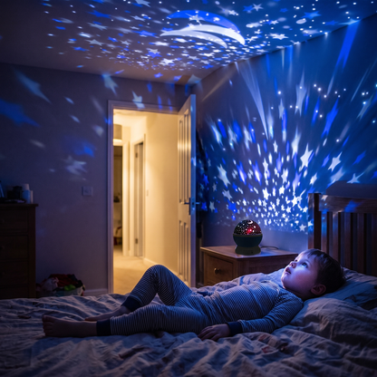 360° Rotating Star Projector Night Light for Kids