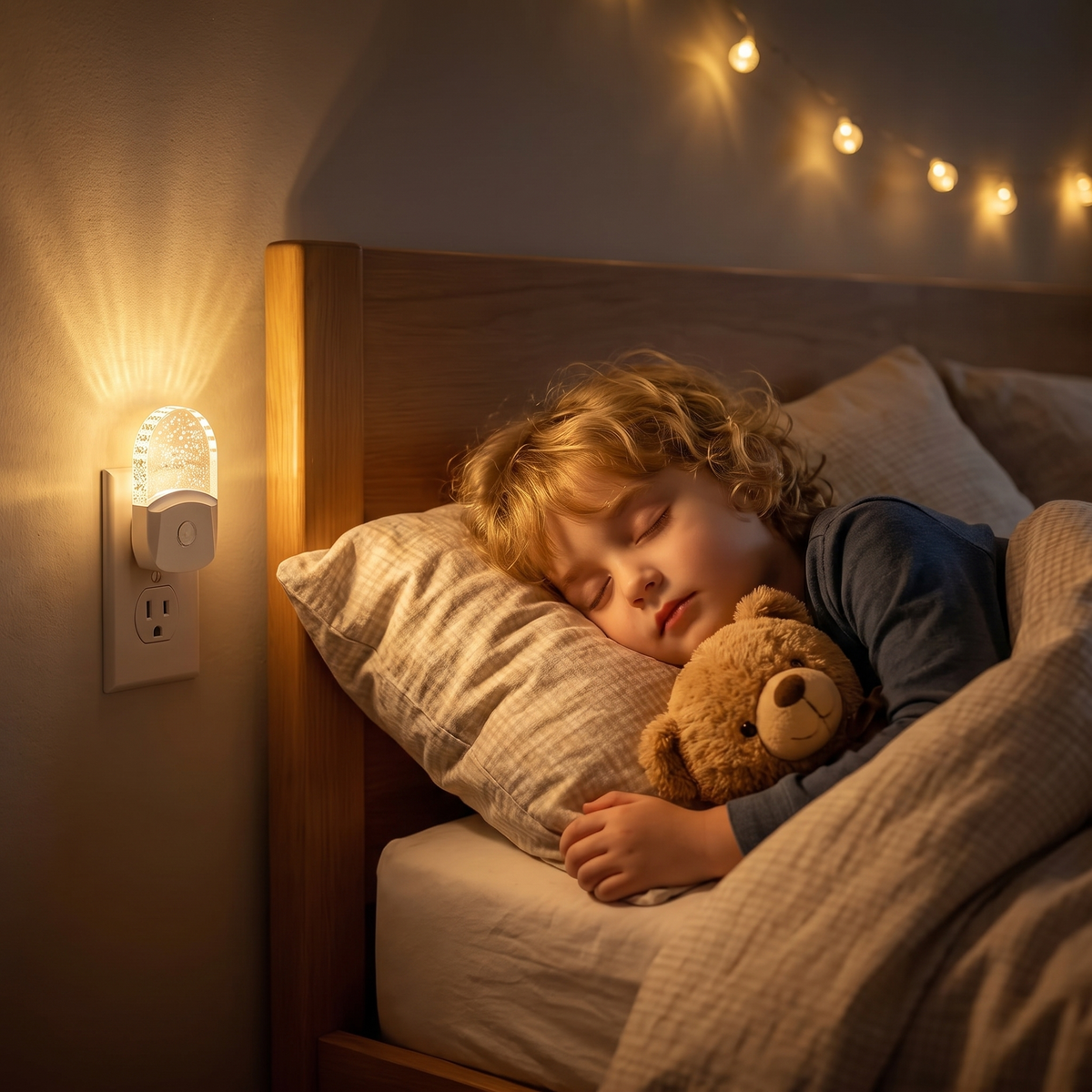 Colour Changing LED Night Light with Dusk to Dawn Sensor