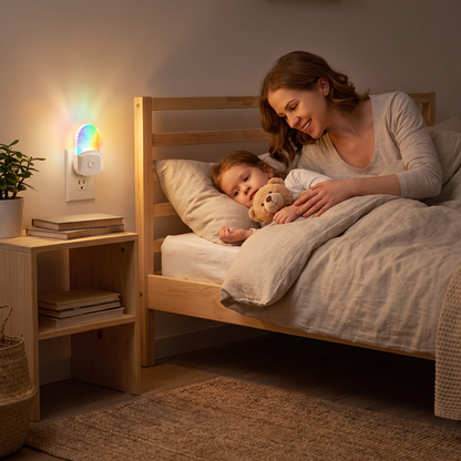 Colour Changing LED Night Light with Dusk to Dawn Sensor
