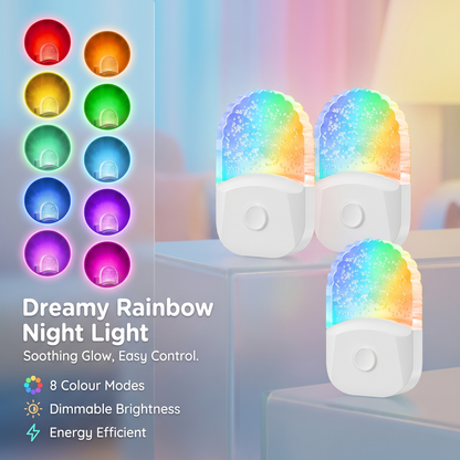 Colour Changing LED Night Light with Dusk to Dawn Sensor
