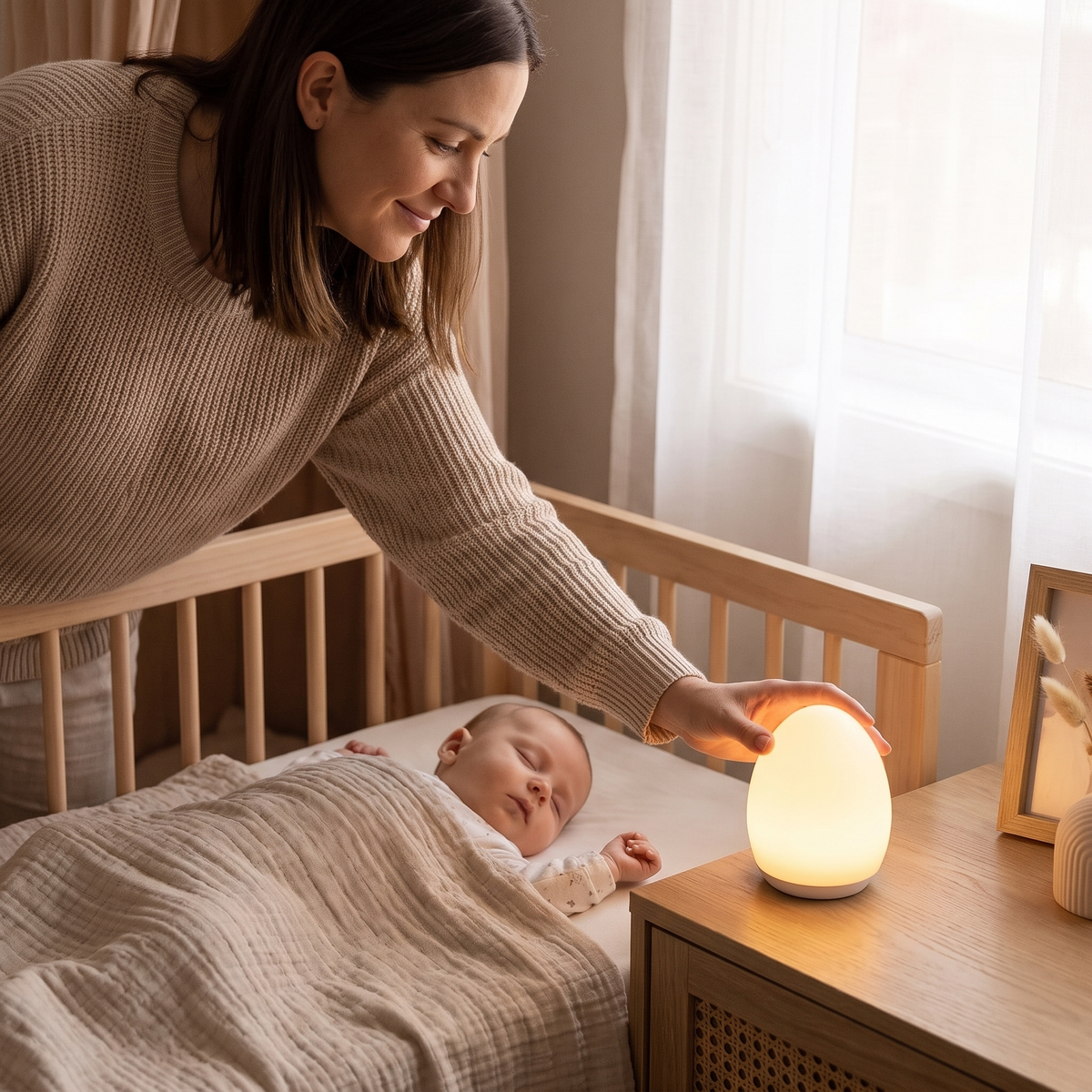 7 Colour Changing Egg Night Light for Kids