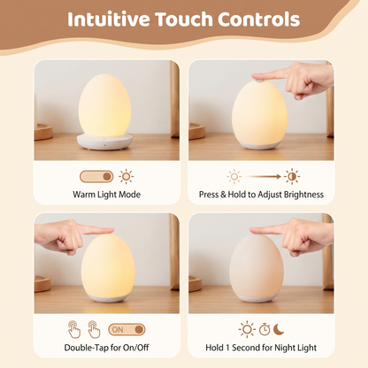 7 Colour Changing Egg Night Light for Kids