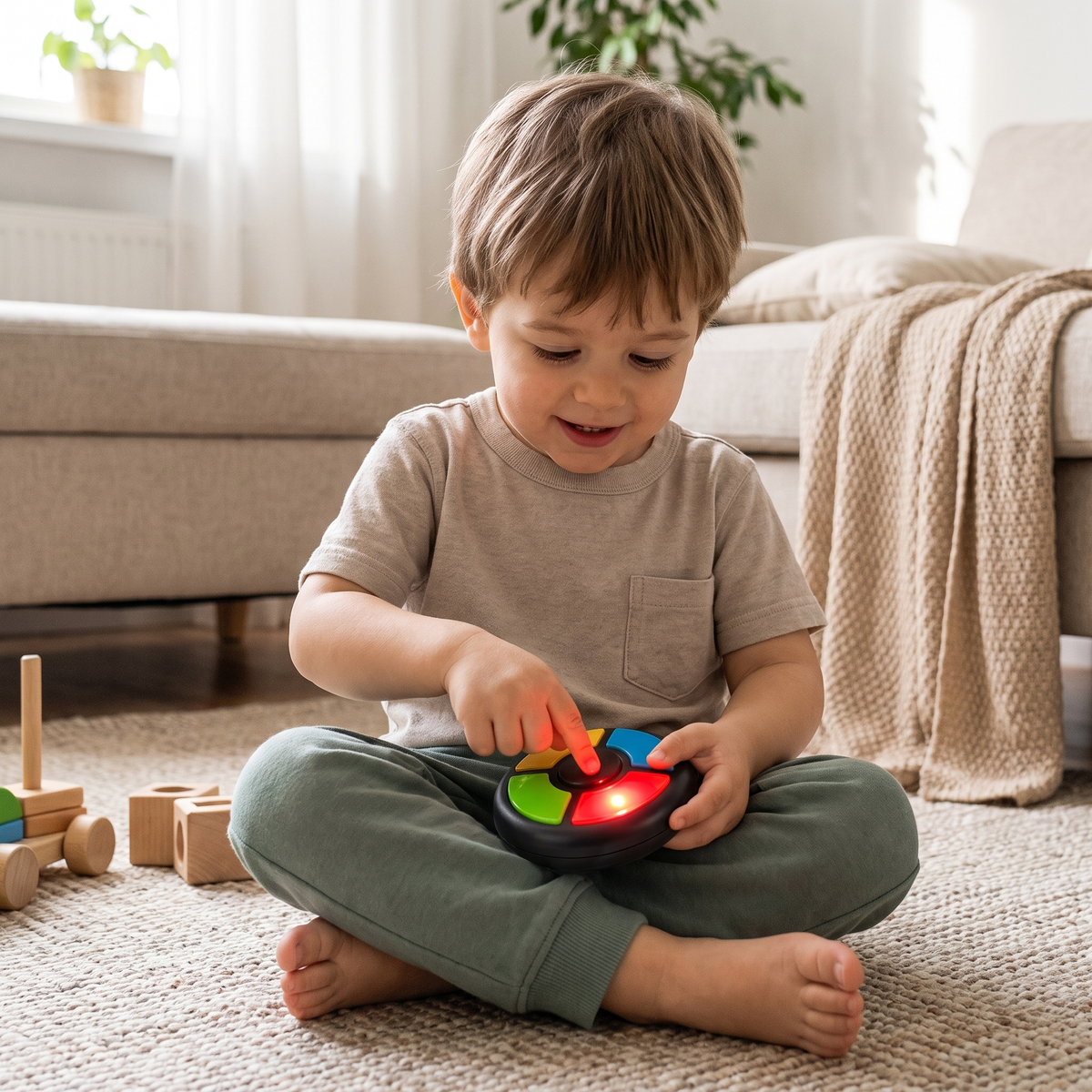 Electronic Memory Game with Lights & Sounds for Kids