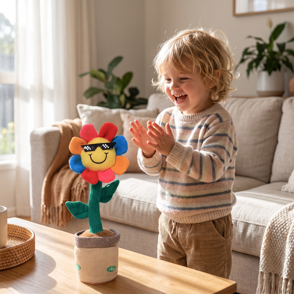 Dancing Sunflower Talking & Singing Interactive Toy for Kids