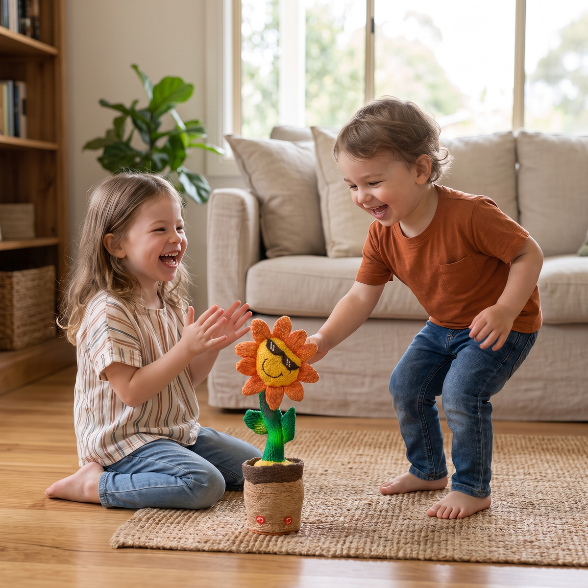 Dancing Sunflower Talking & Singing Interactive Toy for Kids