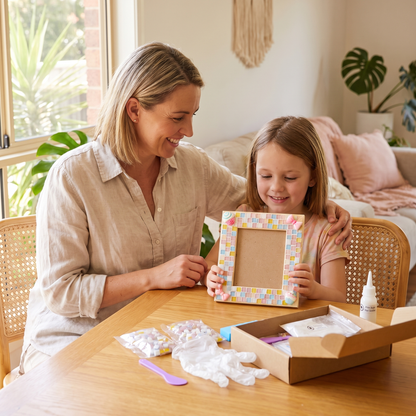 DIY Mosaic Photo Frame Craft Kit for Kids