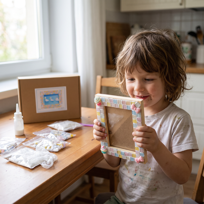 DIY Mosaic Photo Frame Craft Kit for Kids