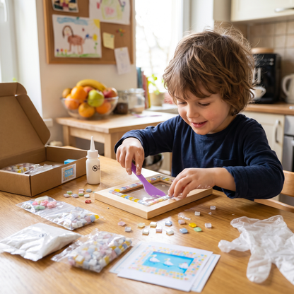DIY Mosaic Photo Frame Craft Kit for Kids