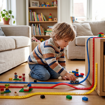 Flexible Silicone Building Block Tape for Kids