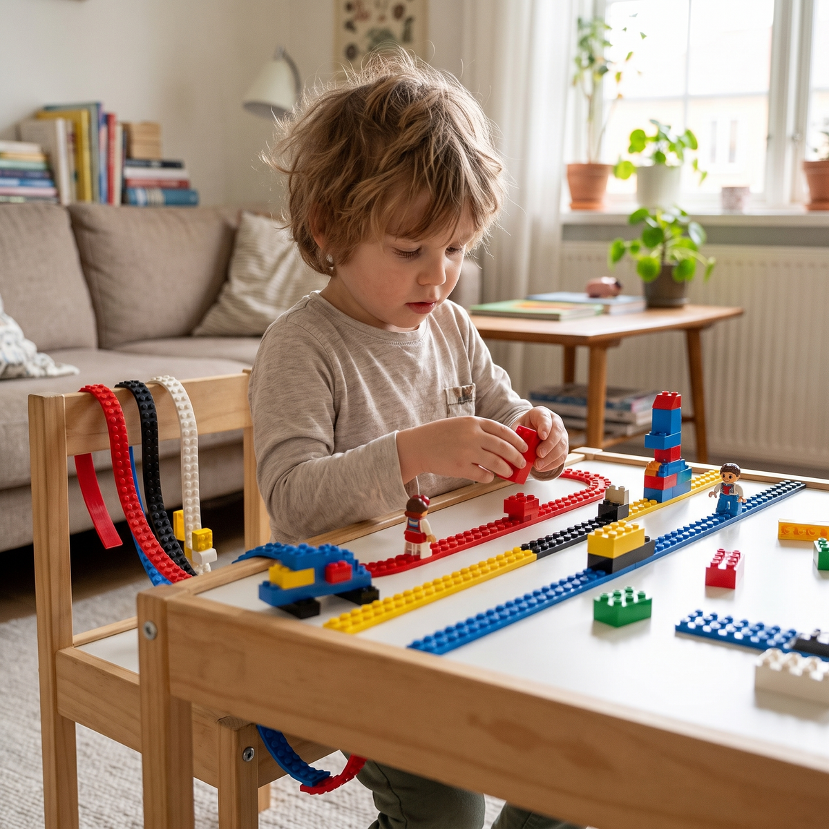 Flexible Silicone Building Block Tape for Kids