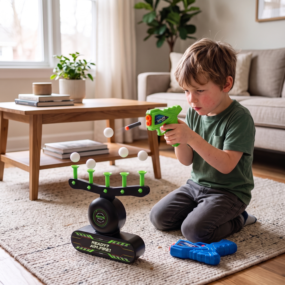 Floating Ball Target Shooting Game for Kids