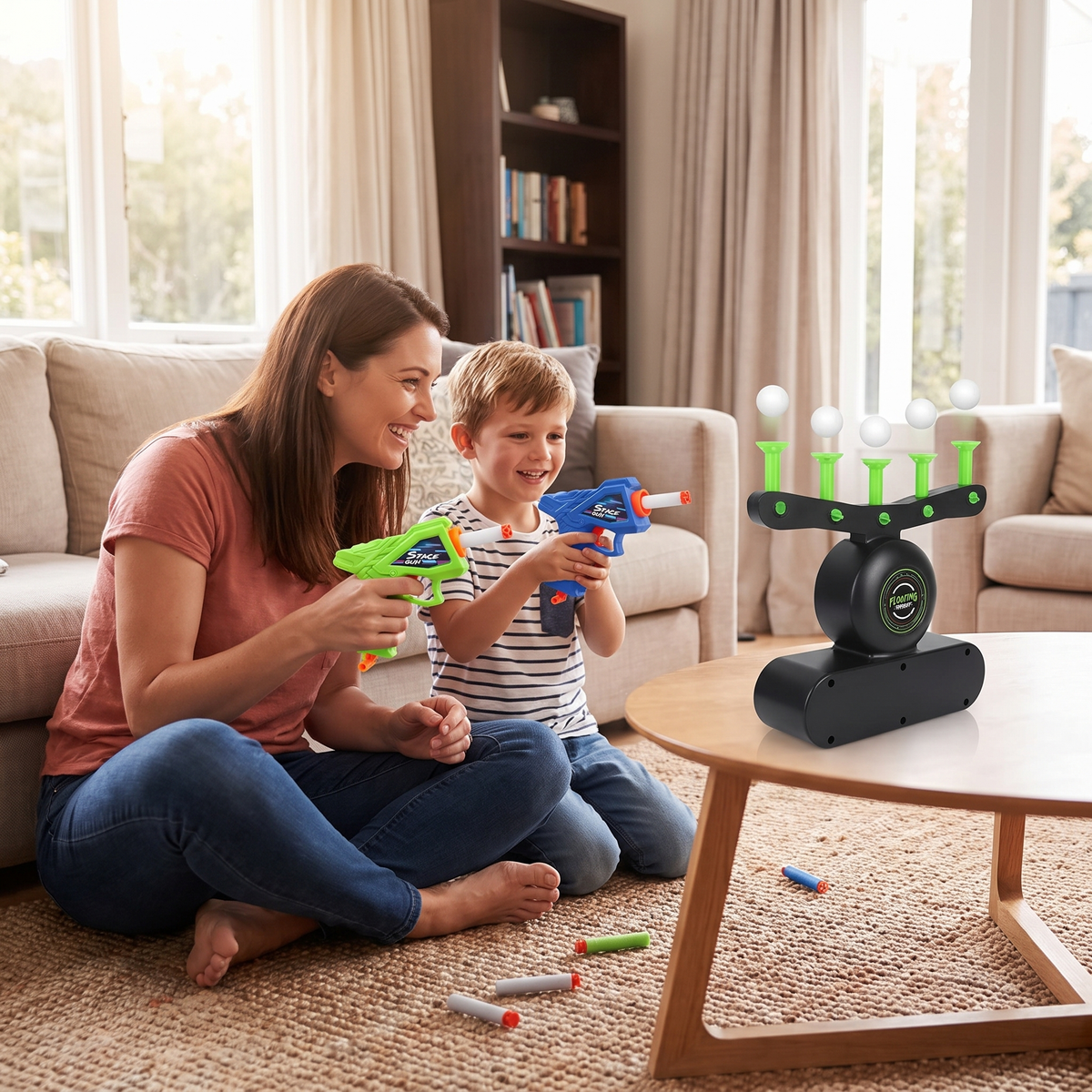 Floating Ball Target Shooting Game for Kids
