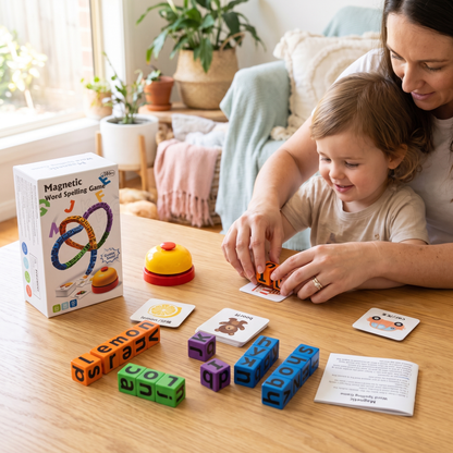 Wooden Word Spelling Game for Kids