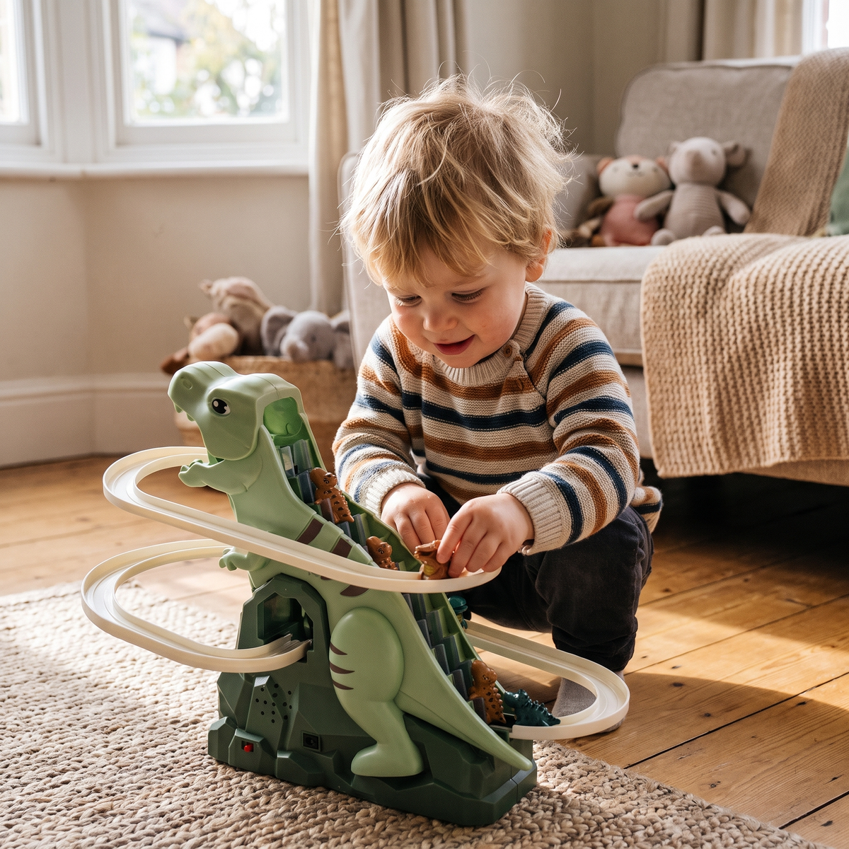 Dinosaur Roller Coaster Track Toy