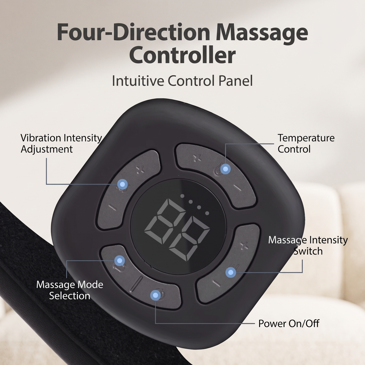 Cordless Heated Foot & Ankle Massager with Vibration