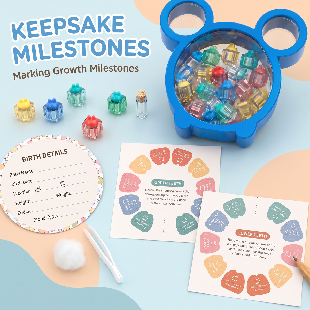 Baby Tooth Keepsake Box