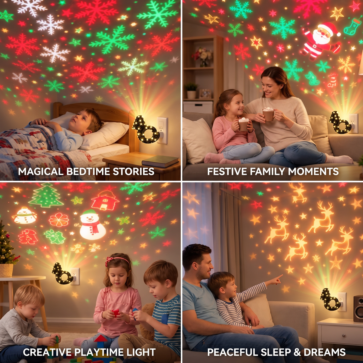 Christmas Projector Lamp for Kids