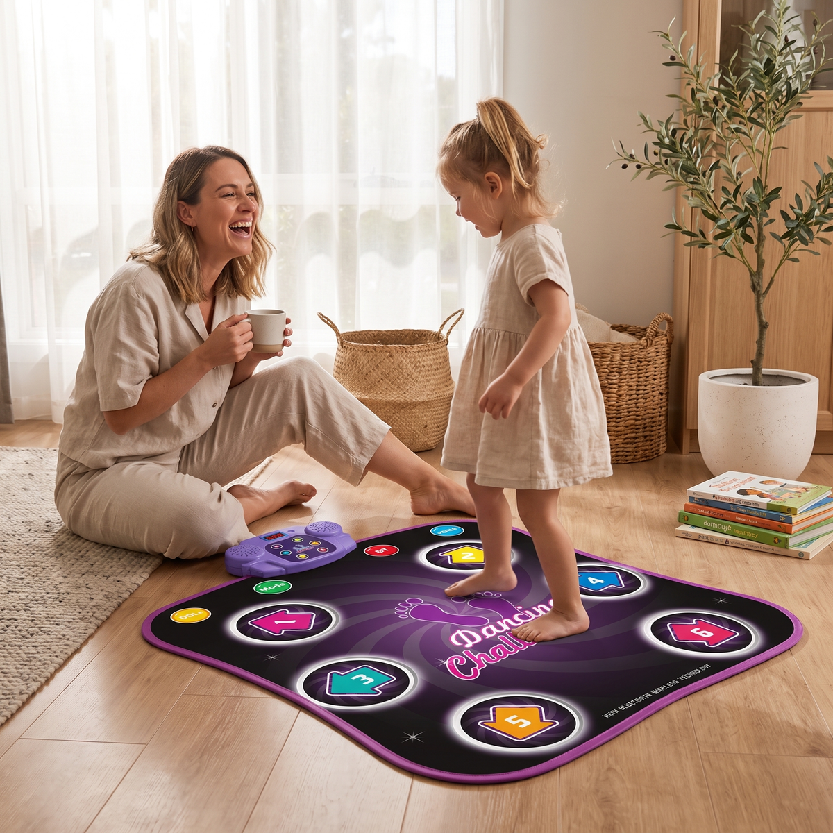 Kids’ Light-Up Bluetooth Dance Mat with 5 Game Modes