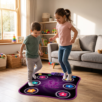 Kids’ Light-Up Bluetooth Dance Mat with 5 Game Modes