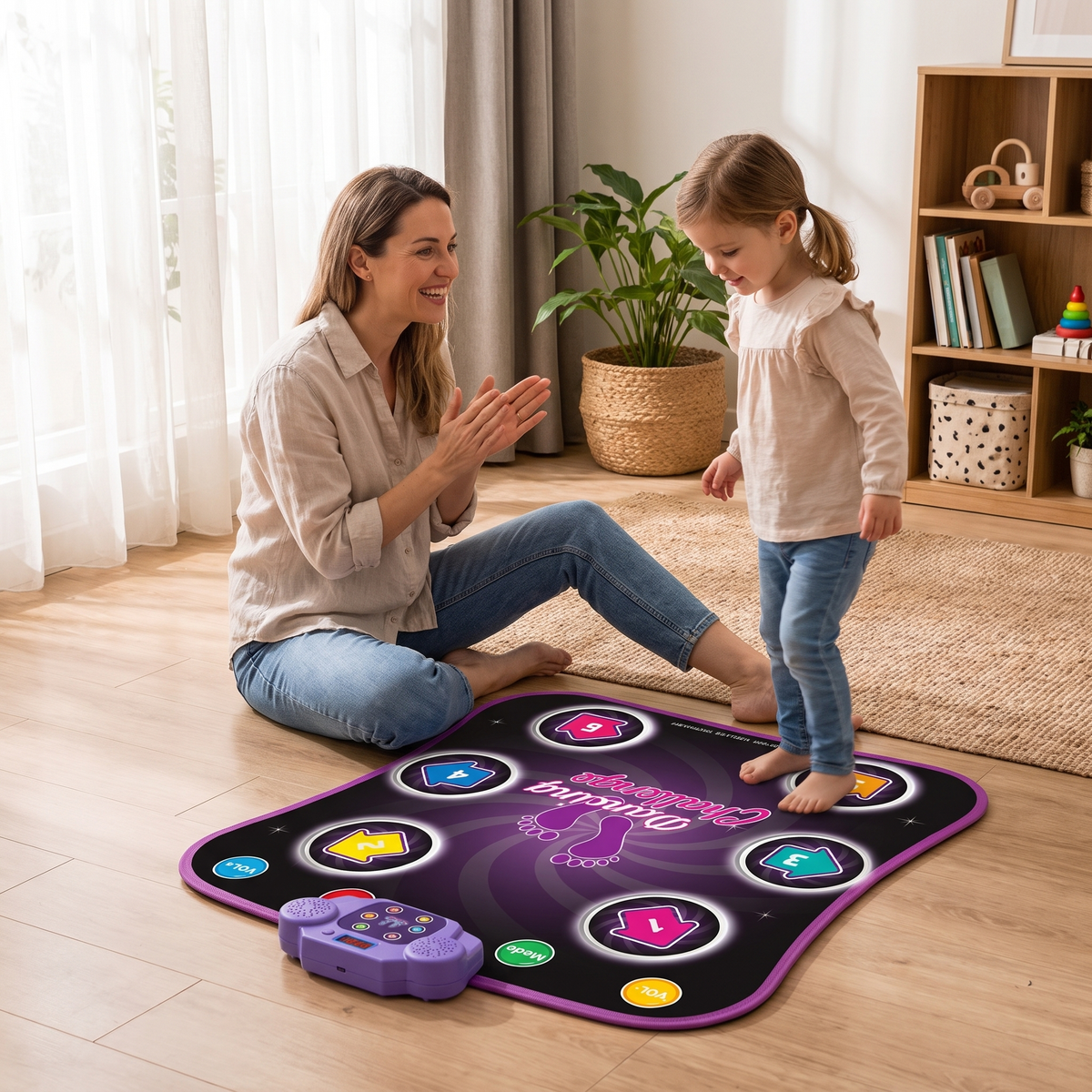 Kids’ Light-Up Bluetooth Dance Mat with 5 Game Modes