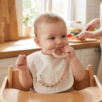 6 Pack Silicone Baby Dummy Clips