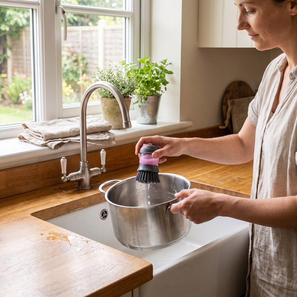 2 in 1 Soap Dispensing Dish Brush