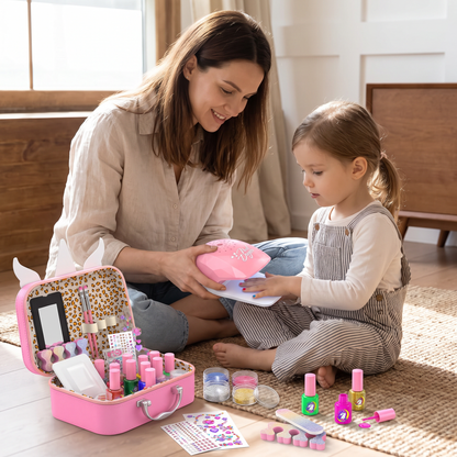 Kids Nail Polish Set with Dryer & Nail Art Kit
