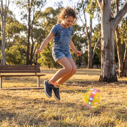 LED Ankle Skip Ball – Light-Up Jumping & Active Play Toy for Kids