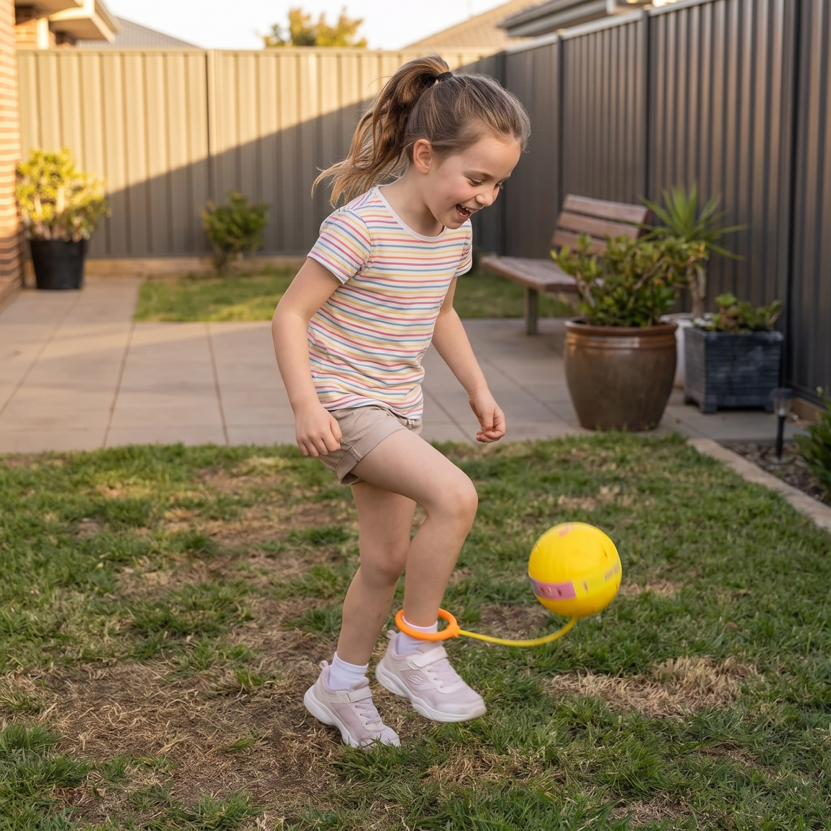 LED Ankle Skip Ball – Light-Up Jumping & Active Play Toy for Kids