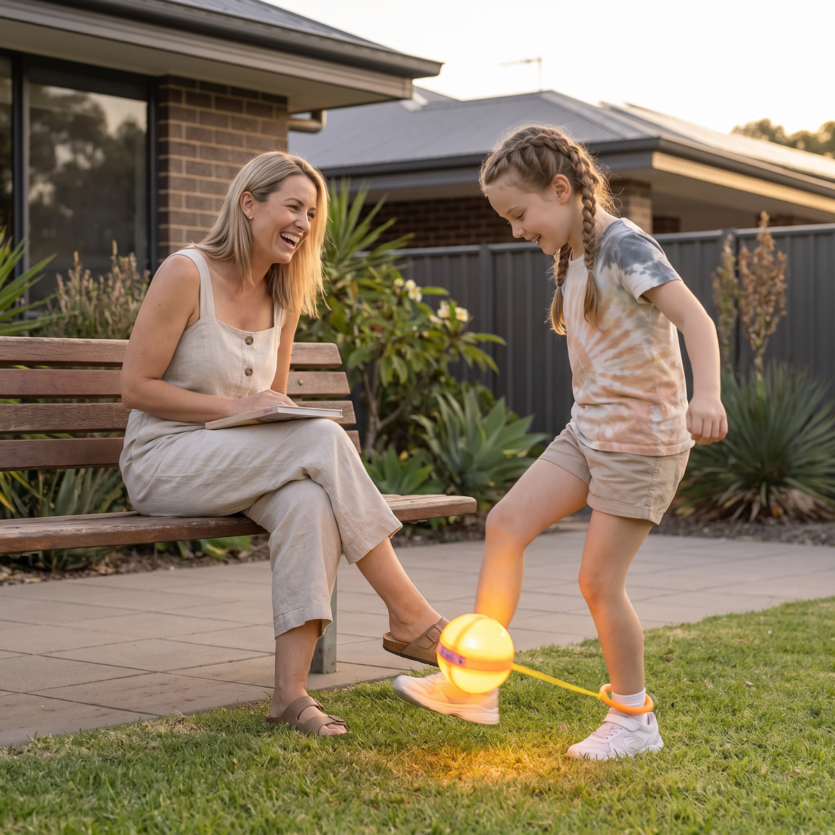 LED Ankle Skip Ball – Light-Up Jumping & Active Play Toy for Kids