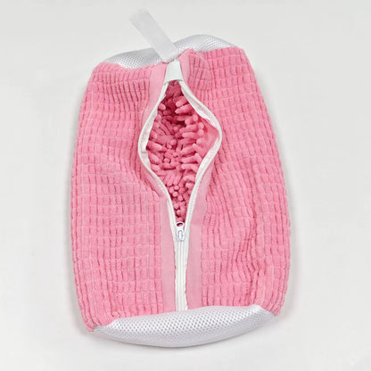Chenille Shoe Washing Bags