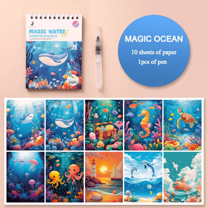 Kids Portable Watercolour Painting Book