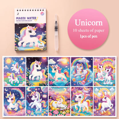 Kids Portable Watercolour Painting Book