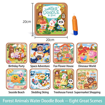 Reusable Montessori Water Doodle Book for Kids